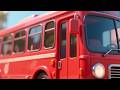 Beep Beep Big Red Bus 🚌🔴 Fun Bus Song for Kids | Nursery Rhymes & School Ride Adventure 🎶✨