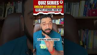 UP LT   UGC NET   TGT PGT English Quiz #2   Test Your Literature Knowledge 💡