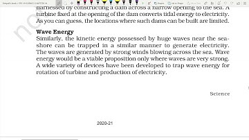 STD 10 SCIENCE CHAPTER 14 SOURCES OF ENERGY PART 3