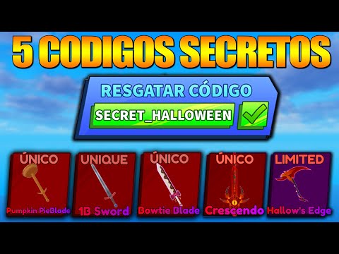 TODOS OS 5 CÓDIGOS SECRETOS DE SKINS DE ESPADAS no BLADE BALL