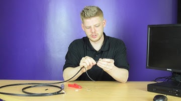 How to connect a BNC Twist to RG59 cable