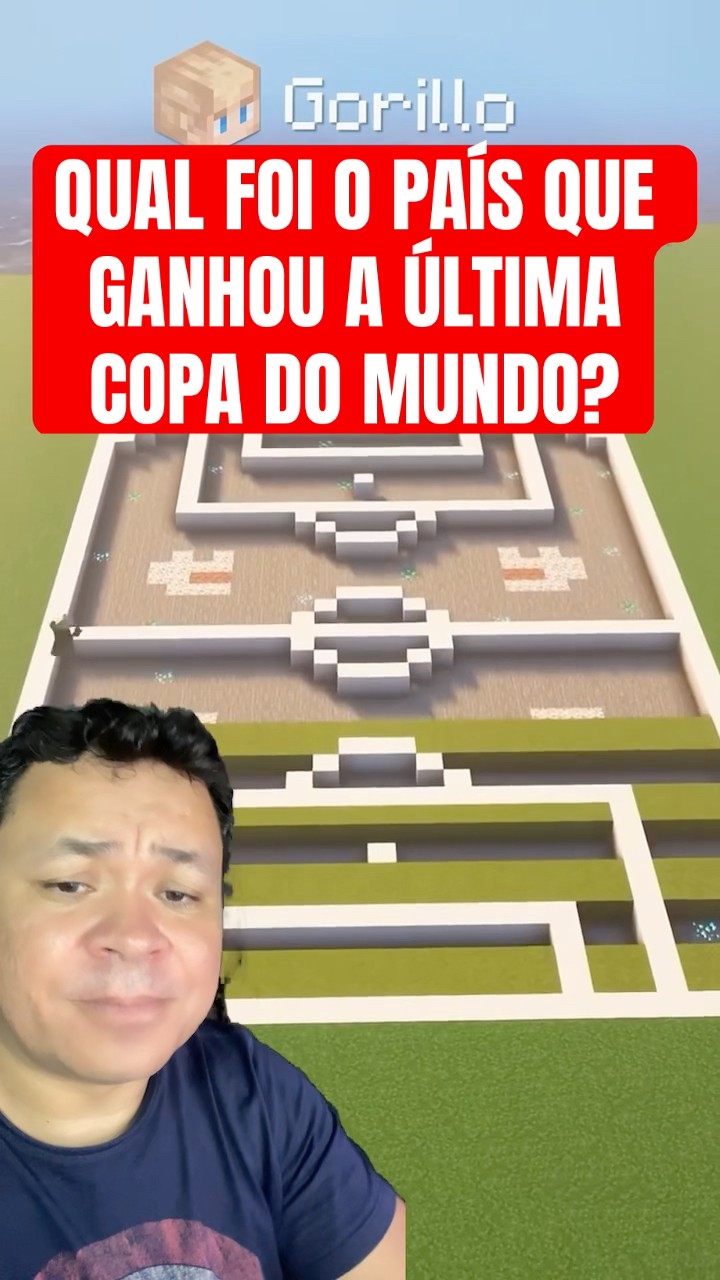 QUAL FOI O PAÍS QUE VENCEU A ULTIMA COPA DO MUNDO? #mayumigames #minecraft #shortsvideo