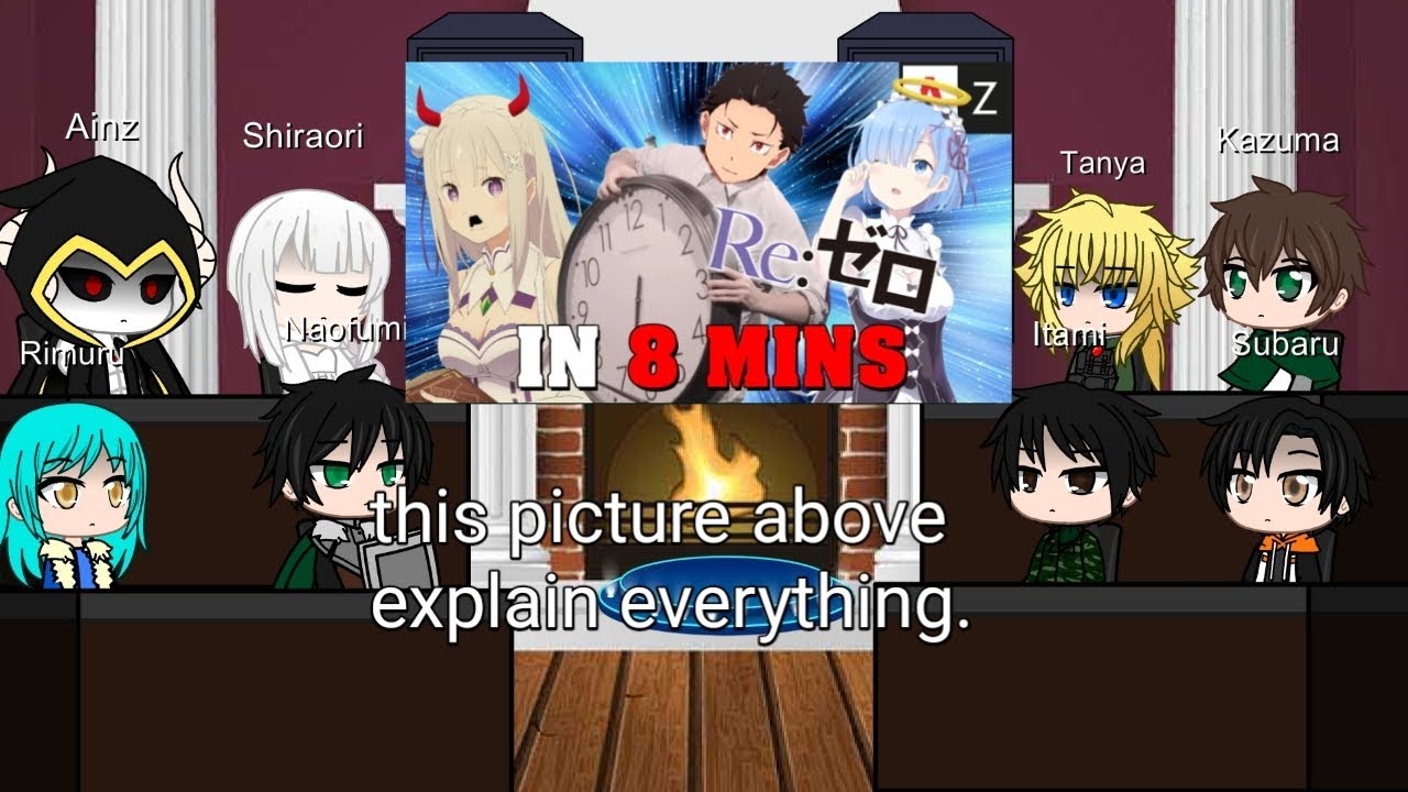 Isekai fandom react to Re zero in 8 minute