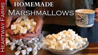 How to Make Homemade Marshmallows: Fall Time Snacks | S'mores | Heartway Farms