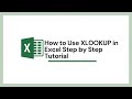 How to Use XLOOKUP in Excel Step by Step Tutorial