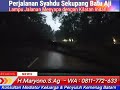 Perjalanan Syahdu Sekupang - Batu Aji Batam, di Hiasi Kilatan Lampu Bagaikan Cahaya Mercury