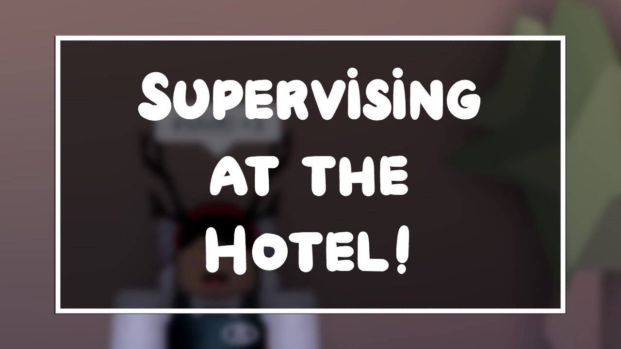 Supervising At The Hotel As An Mr Bloxton Hotels Mr Pov - bloxton hotels training center roblox