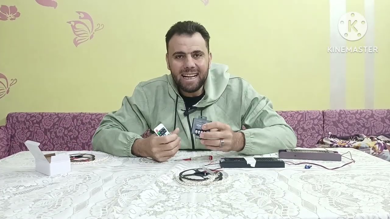 دائرة ريموت وبور صبلاي لتقليل اضاءة الليد بروفايل 