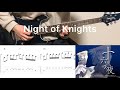 ナイト・オブ・ナイツ Night of knights (guitar cover with tabs &amp; chords)