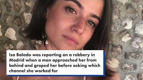 Creep arrested after groping female TV reporter during live broadcast