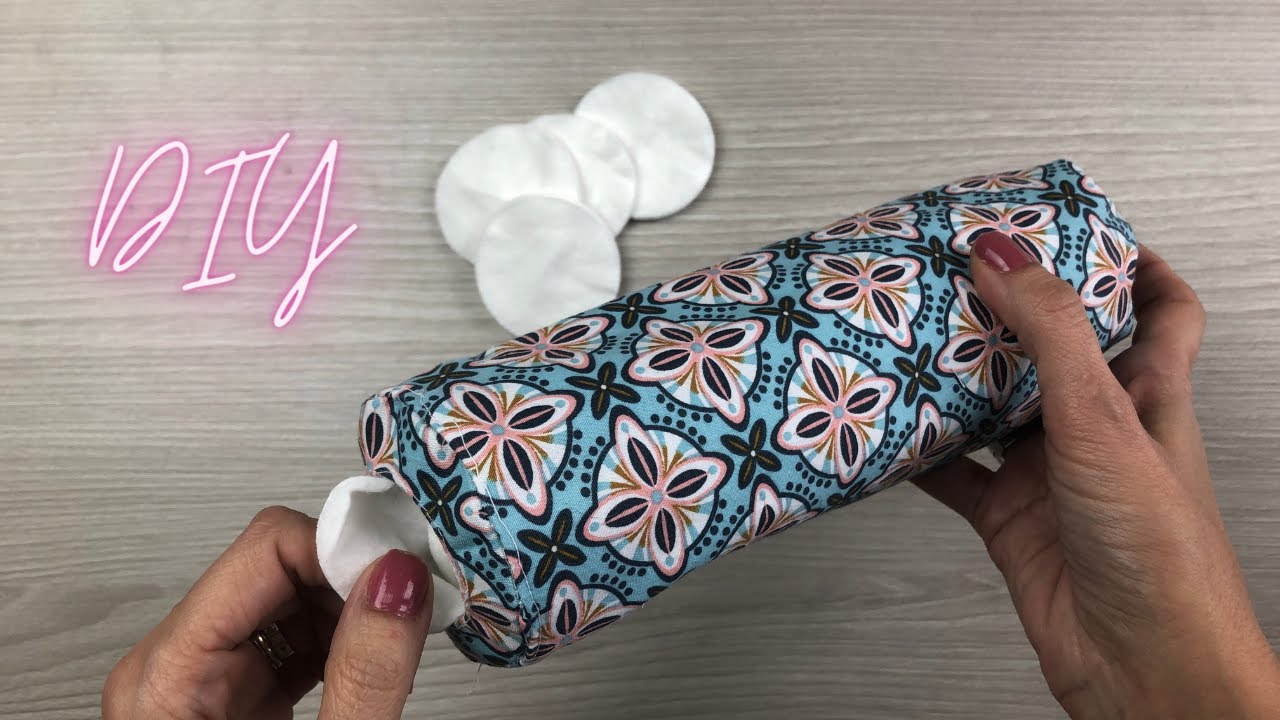 Como hacer una Bolsa para los Discos Desmaquillantes