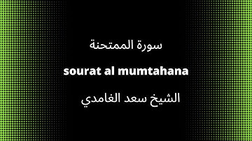 60-sourat al mumtahana       سورة الممتحنة       quran karim القرآن الكريم