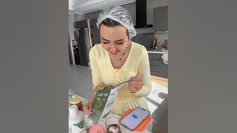 اميره بلشت في عمل عصير مخلط مع طلب من ذكاء الاصطناعي😳رده فعل اميره