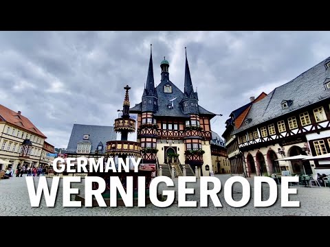 Wernigerode, Colourful town of Harz Mountains, Germany