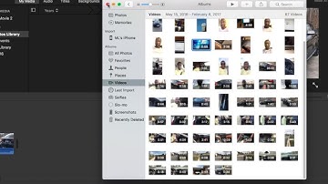How to| Import from iPhotos to iMovie 10.1.4