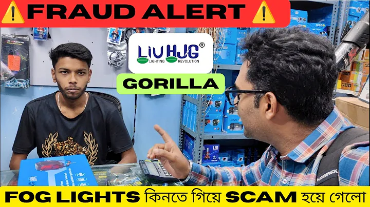 ⚠️ BEWARE  ⚠️ of getting CHEATED | LIU HJG GORRILA Fog Light
