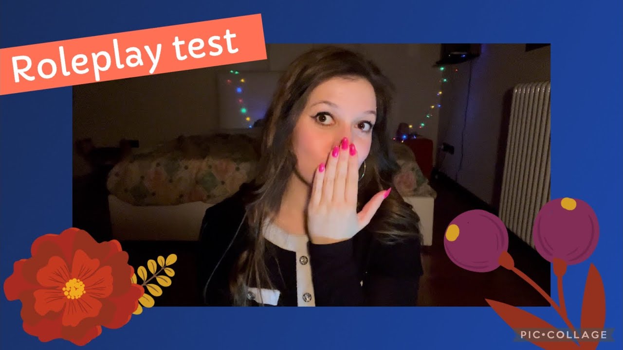 ASMR ROLEPLAY ITA /DOTTORESSA TI FA 2 TEST (Emotività e Burnout) Sarai all’altezza? Whispering Asmr