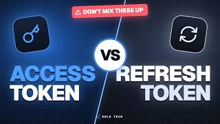 Access Token vs Refresh Token Explained (OAuth 2.0 in 4 Minutes)