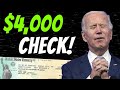 $4,000 Check! 4th Stimulus Check Update & Infrastructure Update | More Stimulus For ALL - Aug 5