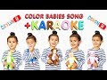 Ceylin-H ft Ceren-H - Color Babies Song + KARAOKE Little Babies Learn Colors with Finger Family Song