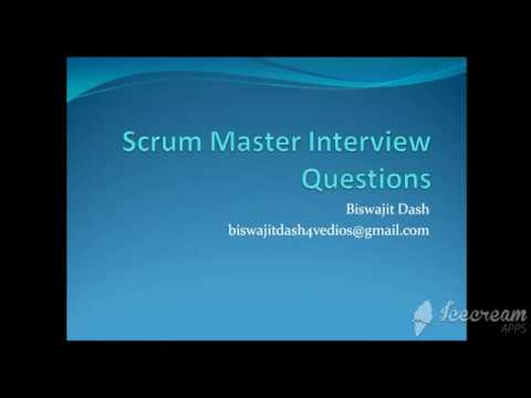 Awesome Scrum Master Interview Questions and Answers 2023 :: Top - YouTube
