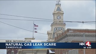Natural gas leak scare in Zanesville