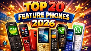Top 20 Feature Phones 2026 🔥 | Best Keypad Mobiles in Pakistan