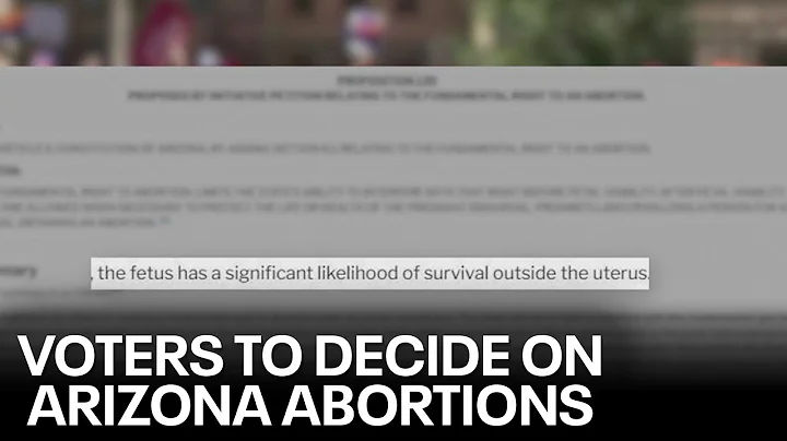 Prop 139: AZ voters to weigh in on abortion rights