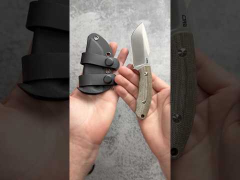 This Fixed Blade HUNTING KNIFE melts in your hand! ???? The CJRB Mutt!   