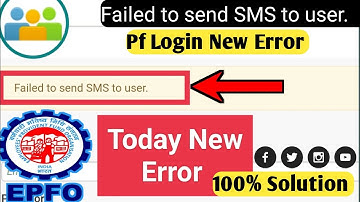 Pf New Error Failed to send SMS to user.