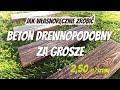 Beton drewnopodobny za grosze