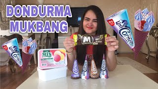 DONDURMA MUKBANG | TATİL SOHBETLERİ | TÜRKÇE MUKBANG | CORNETTO MUKBANG | UNICORN & MAGNUM MUKBANG