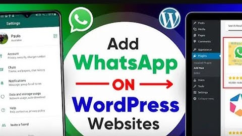 Add Whatsapp in Wordpress | It