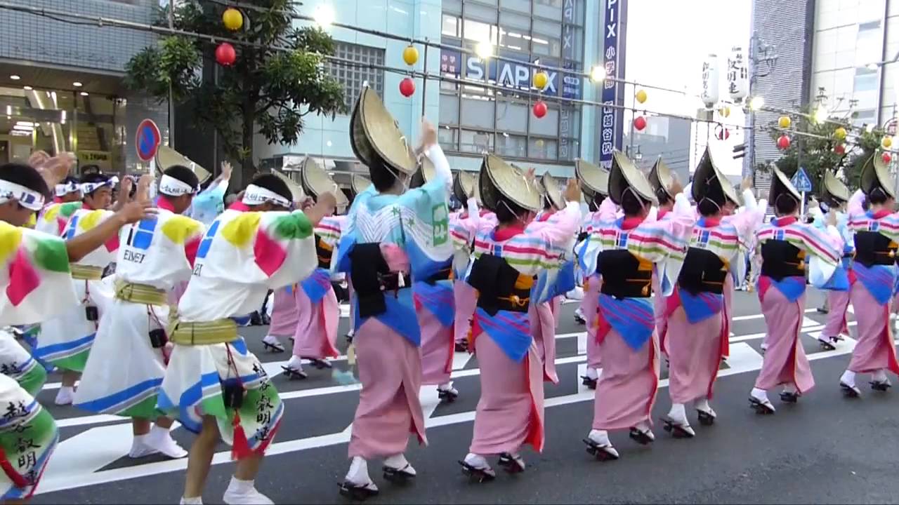 南越谷阿波踊り16 徳島市長 越谷市長賞チャレンジ連見せます Youtube