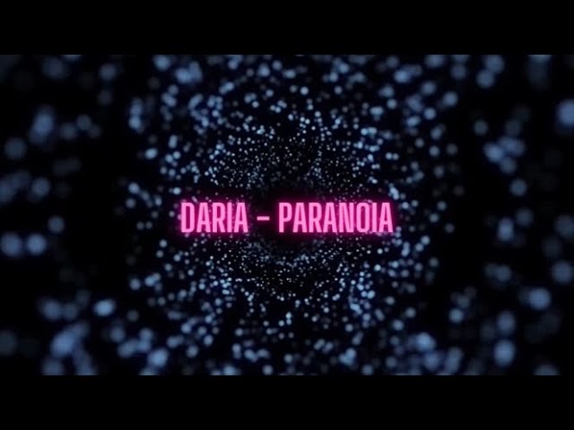 DARIA - PARANOIA (karaoke/instrumental)