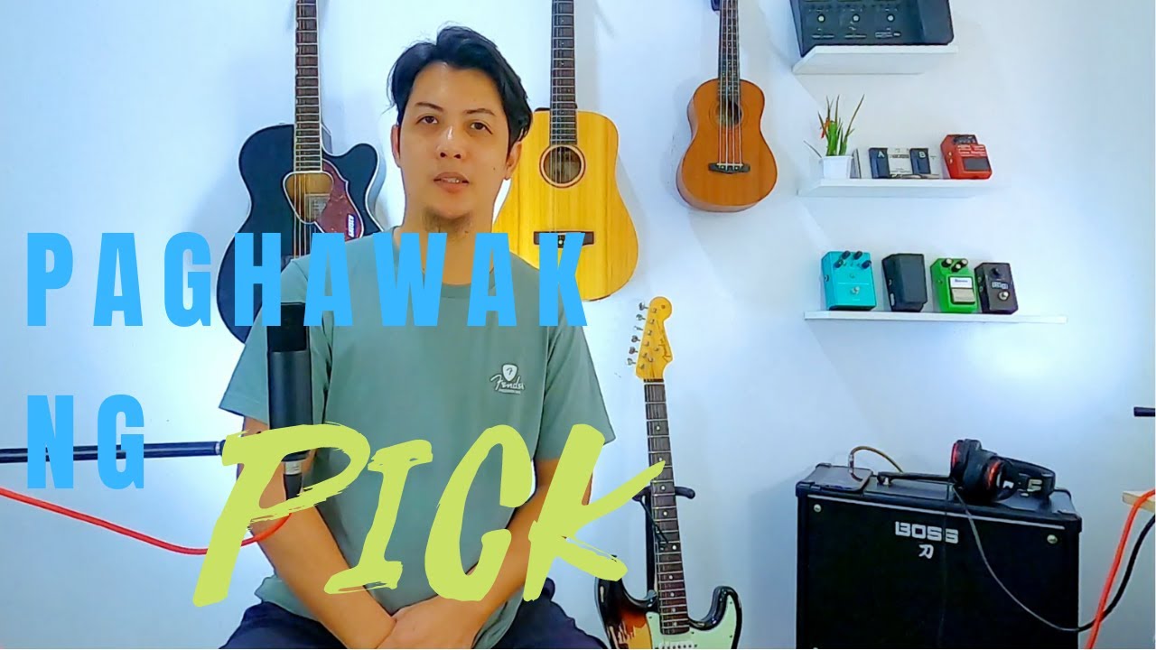 Paano ang paghawak ng pick ng tama? - YouTube