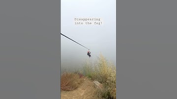 There’s no other feeling like ziplining in the fog.