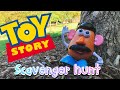 Toy Story learning body parts Mr Potato Head scavenger hunt!