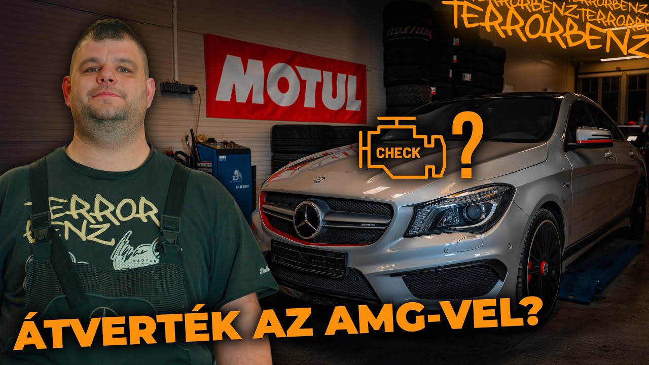 Átverés gyanúja – igazságügyi szakértő vizsgálta a CLA45 AMG-t