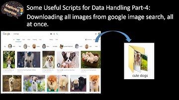 Downloading all images from google image search, all at once