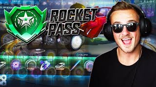 Spending 100 KEYS On Opening ROCKET PASS TIERS! [New Rocket League Update]