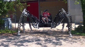 Raw footage of the Mantis Walking Machine tests 05.2012
