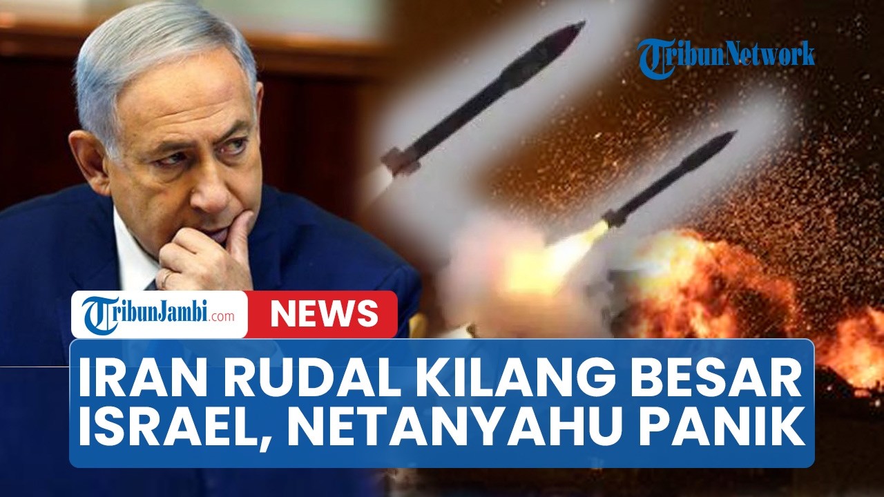 🔴Kilang Minyak Besar Israel di Haifa Meledak Dirudal Iran, Netanyahu Panik dengan Serangan IRGC