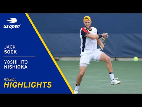 Jack Sock vs Yoshihito Nishioka Highlights | 2021 US Open Round 1