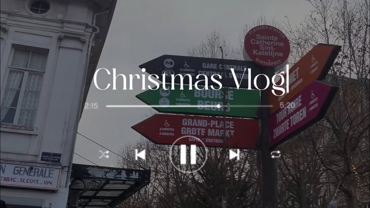 Christmas in Brussels🎄| Our First Holiday Vlog