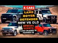 Land Rover Defender: OLD versus NEW + Toyota Land Cruiser 76 &amp; Hummer H3
