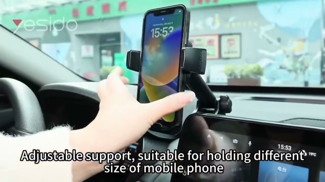 This Yesido C174 Suction Cup and Windshield Car Phone Holder.