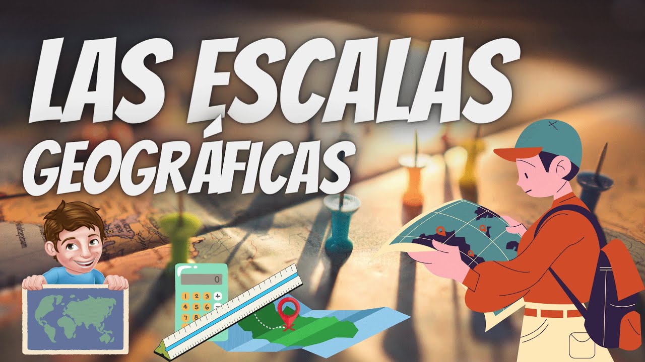 Cómo calcular las escalas geográficas de los mapas - YouTube