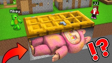 How JJ and Mikey Found Scary Labubu Under The Door in Minecraft ? - Maizen