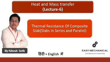 Lecture-6 (Thermal resistance of composite slab)